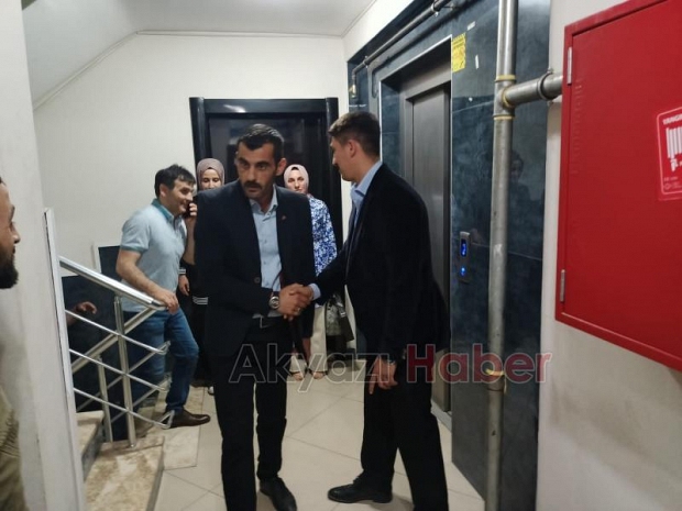 Oğuzhan Çayır'ı ziyaret ettiler