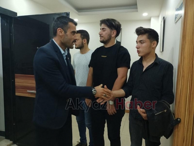 Oğuzhan Çayır'ı ziyaret ettiler