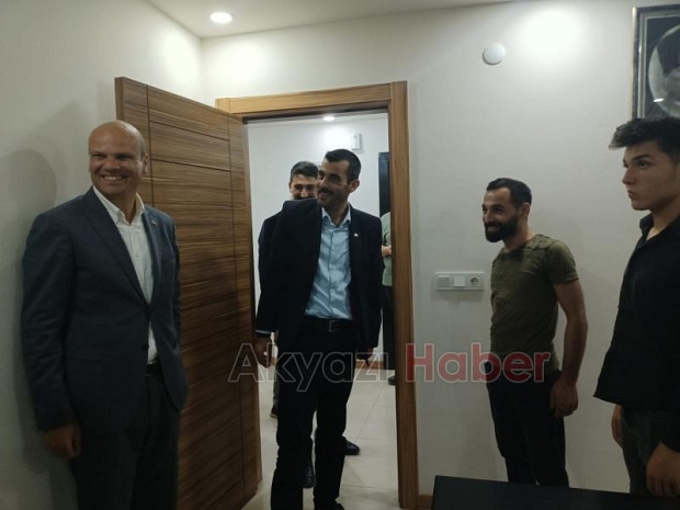 Oğuzhan Çayır'ı ziyaret ettiler