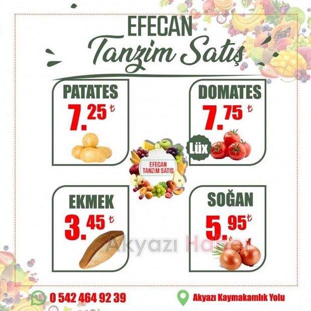 Efecan Tanzim Satış'a Yaz Geldi