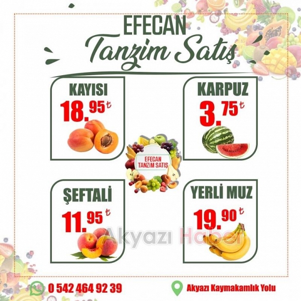 Efecan Tanzim Satış'a Yaz Geldi