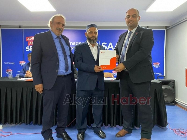 Saadet Partisi Akyazı'da görev değişimi