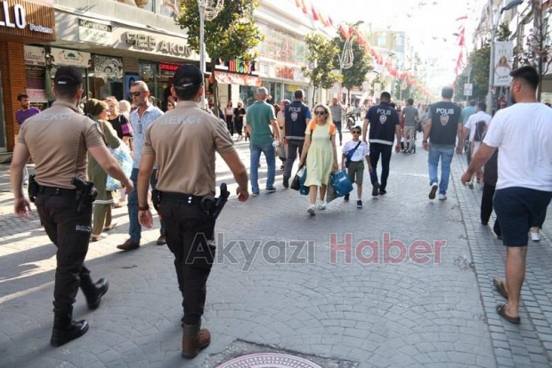 Sakarya'da polis bayram için yoğun tedbir aldı