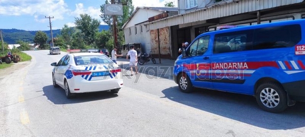 Takla atan otomobildeki 6 kişi yaralandı