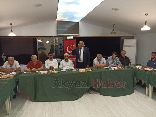 Saadet Partisi Akyazı Yönetimi toplandı