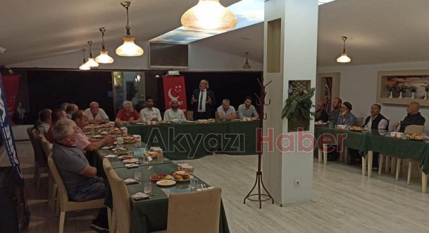 Saadet Partisi Akyazı Yönetimi toplandı