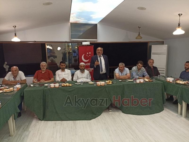 Saadet Partisi Akyazı Yönetimi toplandı
