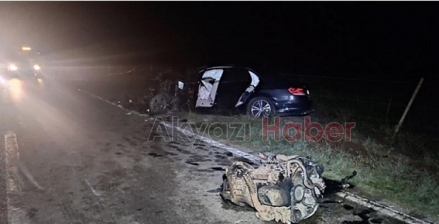 Karasu Ülkü Ocakları Başkanı kazada hayatını kaybetti