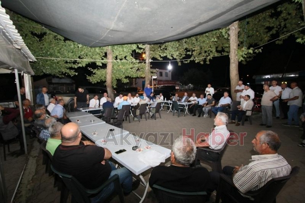 Ali İhsan Yavuz Akyazı'da temaslarda bulundu