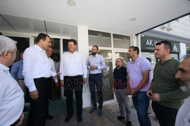 Ali İhsan Yavuz Akyazı'da temaslarda bulundu