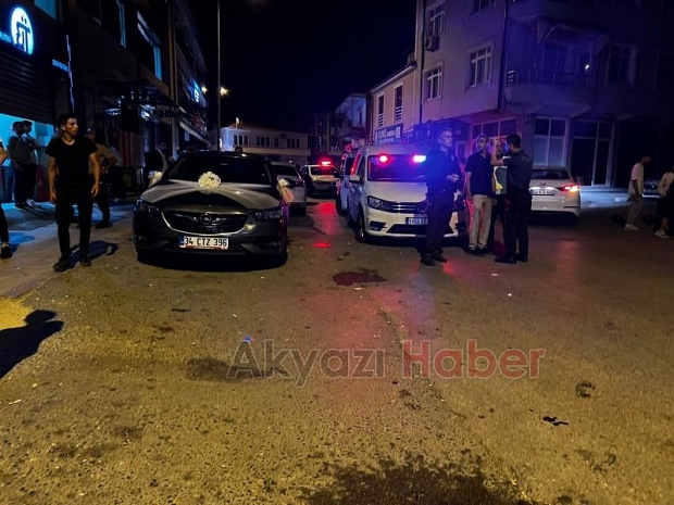 Akyazı'da düğünde kavga