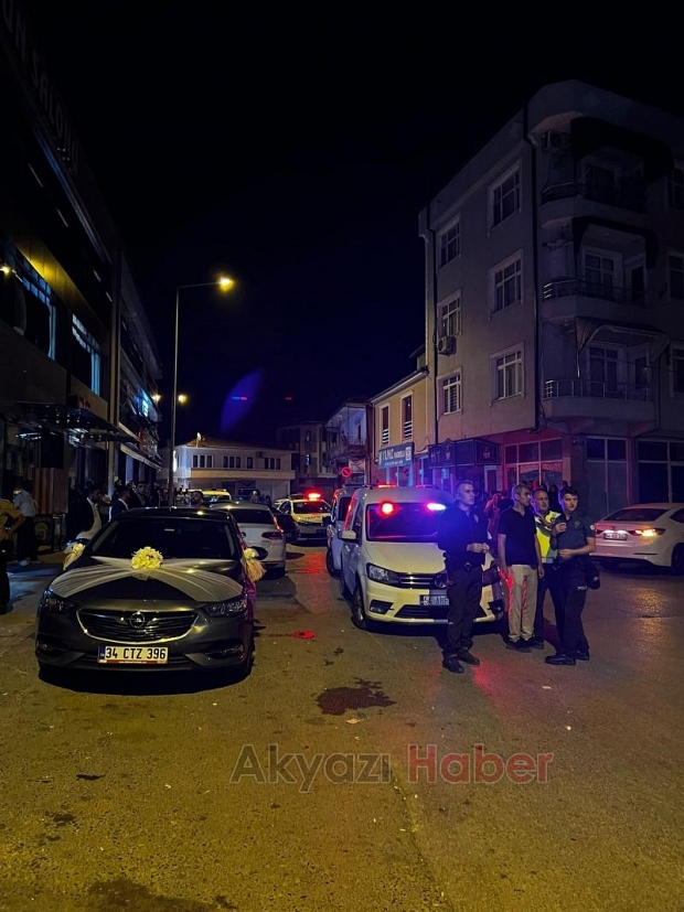 Akyazı'da düğünde kavga
