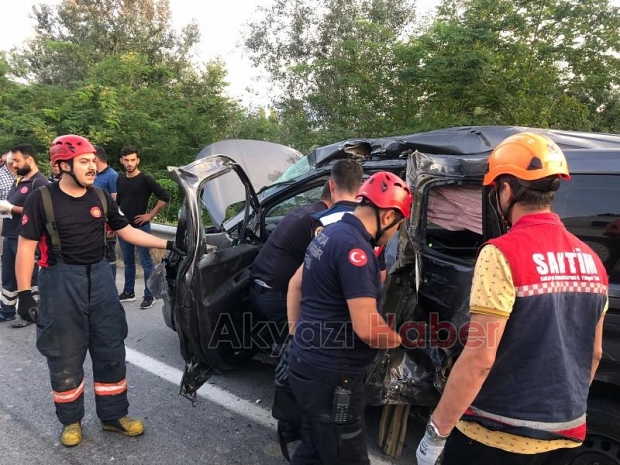 Akyazı'da kaza