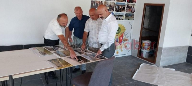 Muhtarlar Acelle Şenlik Alanına ziyaret