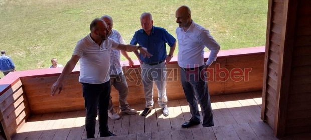 Muhtarlar Acelle Şenlik Alanına ziyaret