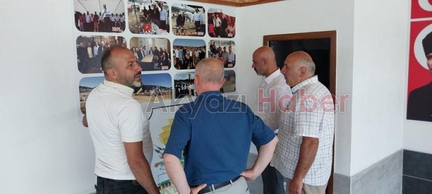 Muhtarlar Acelle Şenlik Alanına ziyaret