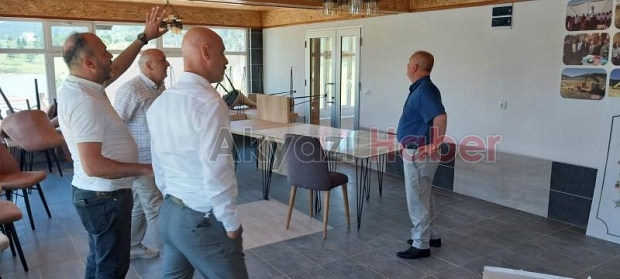 Muhtarlar Acelle Şenlik Alanına ziyaret