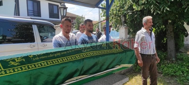 Nişanlısının gözleri önünde boğulan gence son görev
