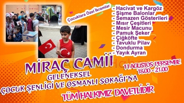 Miraç Camii Geleneksel Çocuk Şenliği