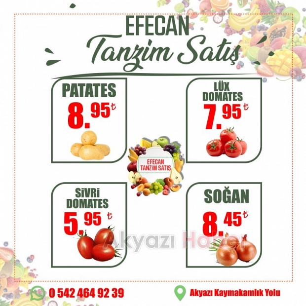 Efecan Tanzim Satış'ta yüzde yüz lezzet