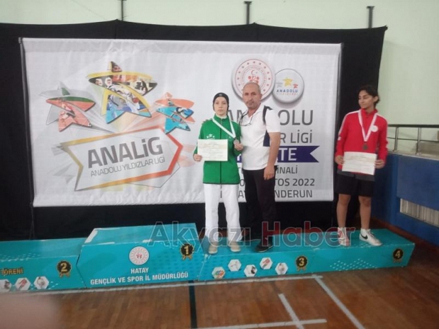 Saliha Yarımbaş üçüncü oldu