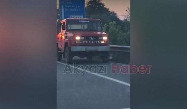 Ters yönde böyle gitti