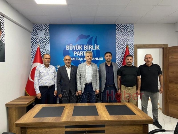 BBP Genel Başkan Yardımcısı'ndan Akyazı İlçe Başkanlığına ziyaret
