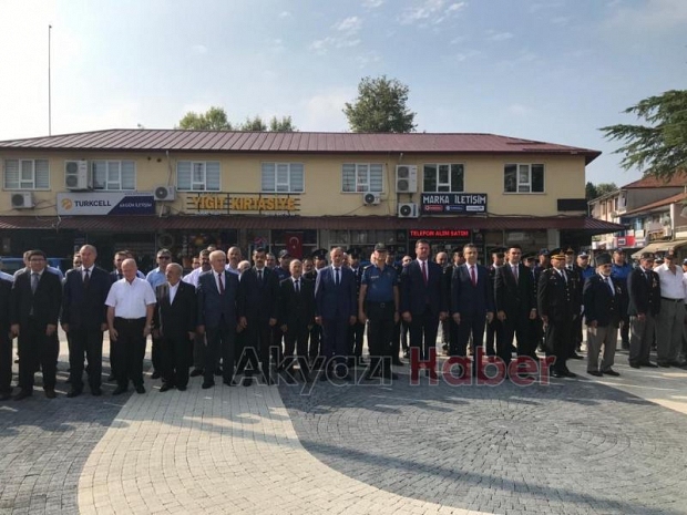 Akyazı'da 30 Ağustos Zafer Bayramı törenle kutlandı