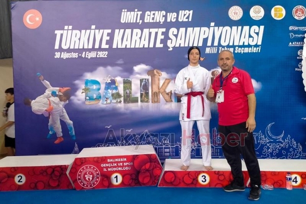 Türkiye Şampiyonasından 1 bronz madalya