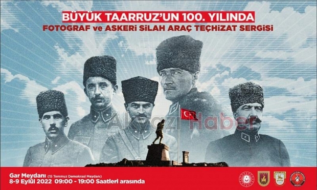 Garnizondan Büyük Zaferin 100. yılında Türk Ordusu Sergisi