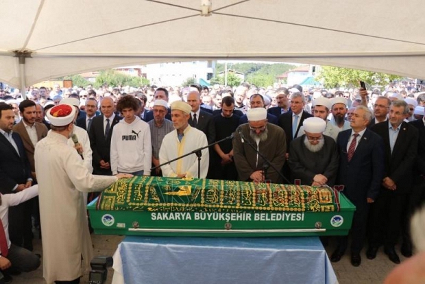 Şehit Kaymakamın babasına son görev