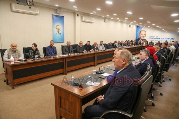 Cumhurbaşkanı ziyareti öncesi toplantı