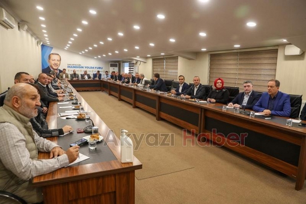 Cumhurbaşkanı ziyareti öncesi toplantı