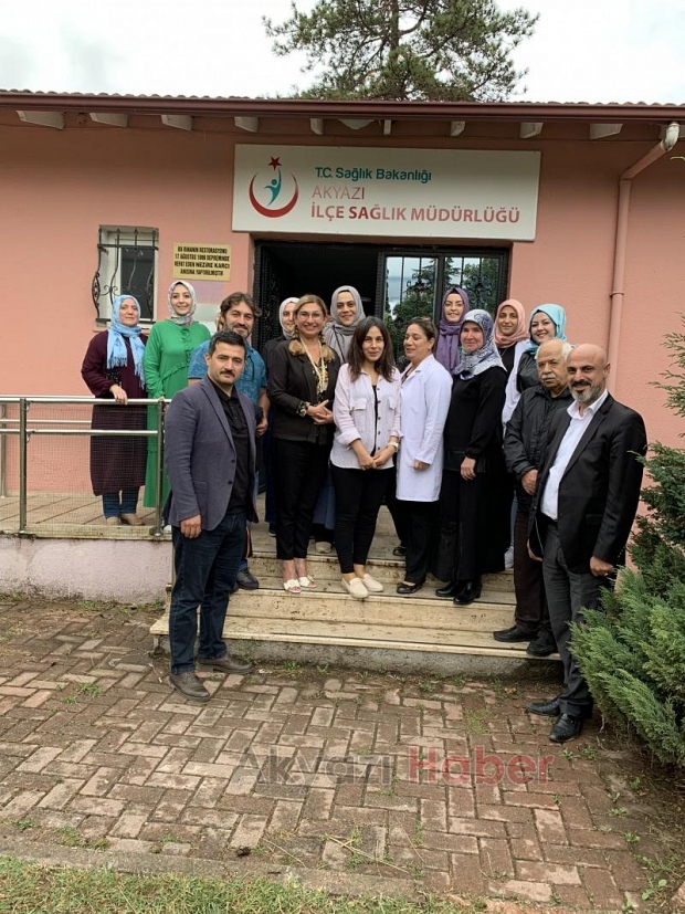 Akyazı Medya ve Basın Birliği'nden İlçe Sağlık Müdürüne ziyaret