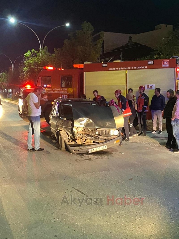 Akyazı'da kaza