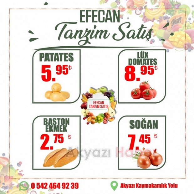 Efecan Tanzim İle Her Mevsim, Tazeliği Keşfedin