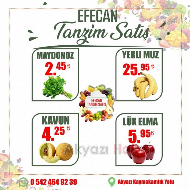 Efecan Tanzim İle Her Mevsim, Tazeliği Keşfedin