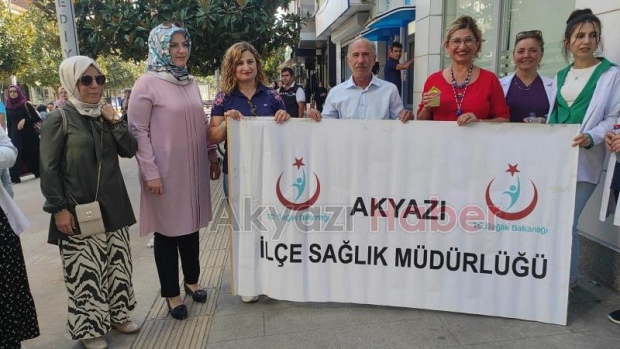 Akyazı'da Dünya Yürüyüş Günü Etkinliği