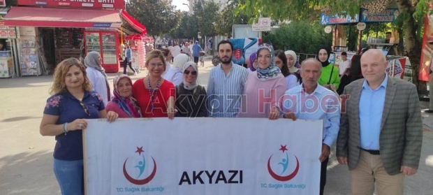 Akyazı'da Dünya Yürüyüş Günü Etkinliği