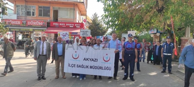 Akyazı'da Dünya Yürüyüş Günü Etkinliği