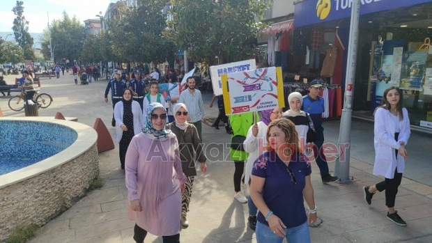 Akyazı'da Dünya Yürüyüş Günü Etkinliği