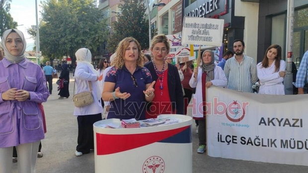 Akyazı'da Dünya Yürüyüş Günü Etkinliği