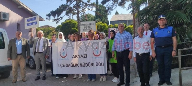 Akyazı'da Dünya Yürüyüş Günü Etkinliği