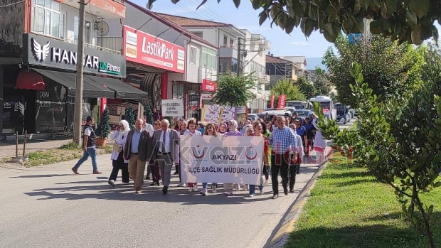 Akyazı'da Dünya Yürüyüş Günü Etkinliği