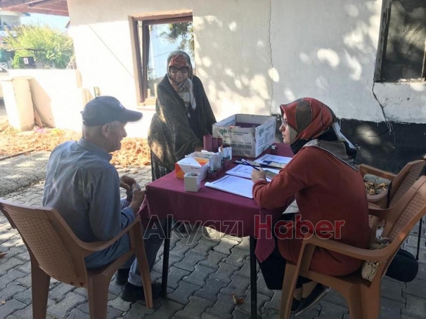 İki mahallede kanser taraması etkinliği