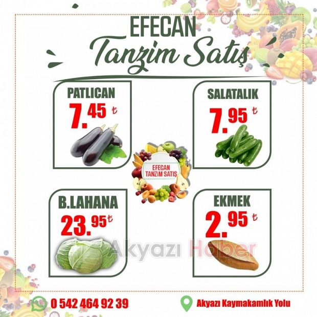 Efecan Tanzim İle Her Mevsim, Tazeliği Keşfedin