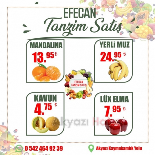Efecan Tanzim İle Her Mevsim, Tazeliği Keşfedin