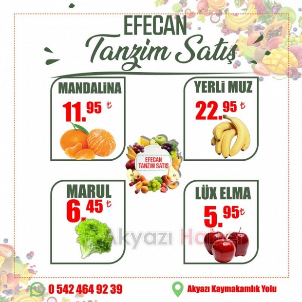 Efecan Tanzim İle Her Mevsim, Tazeliği Keşfedin