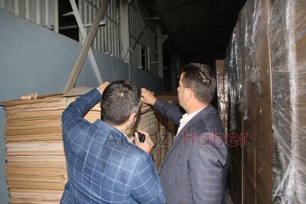 Başkan Soykan'dan yanan fabrikaya geçmiş olsun ziyareti