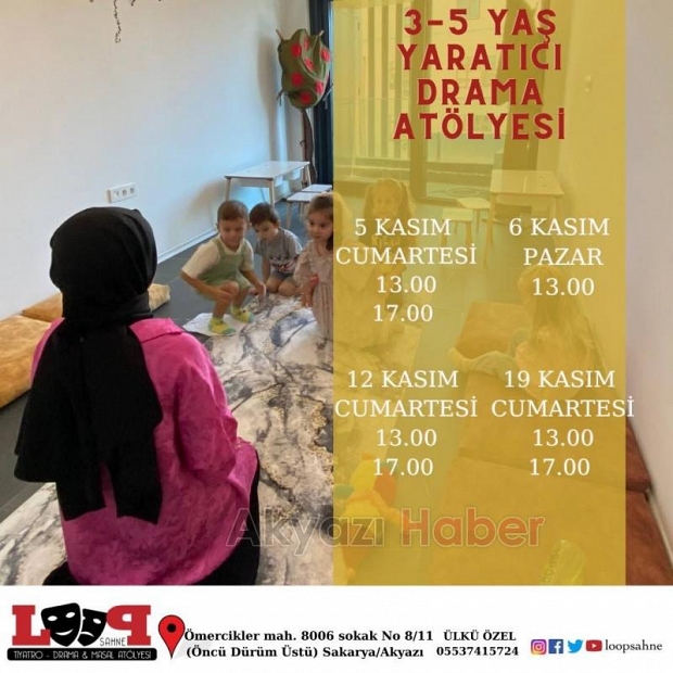 Akyazı'nın İlk Sanat ve Çocuk Etkinlik Atölyesi